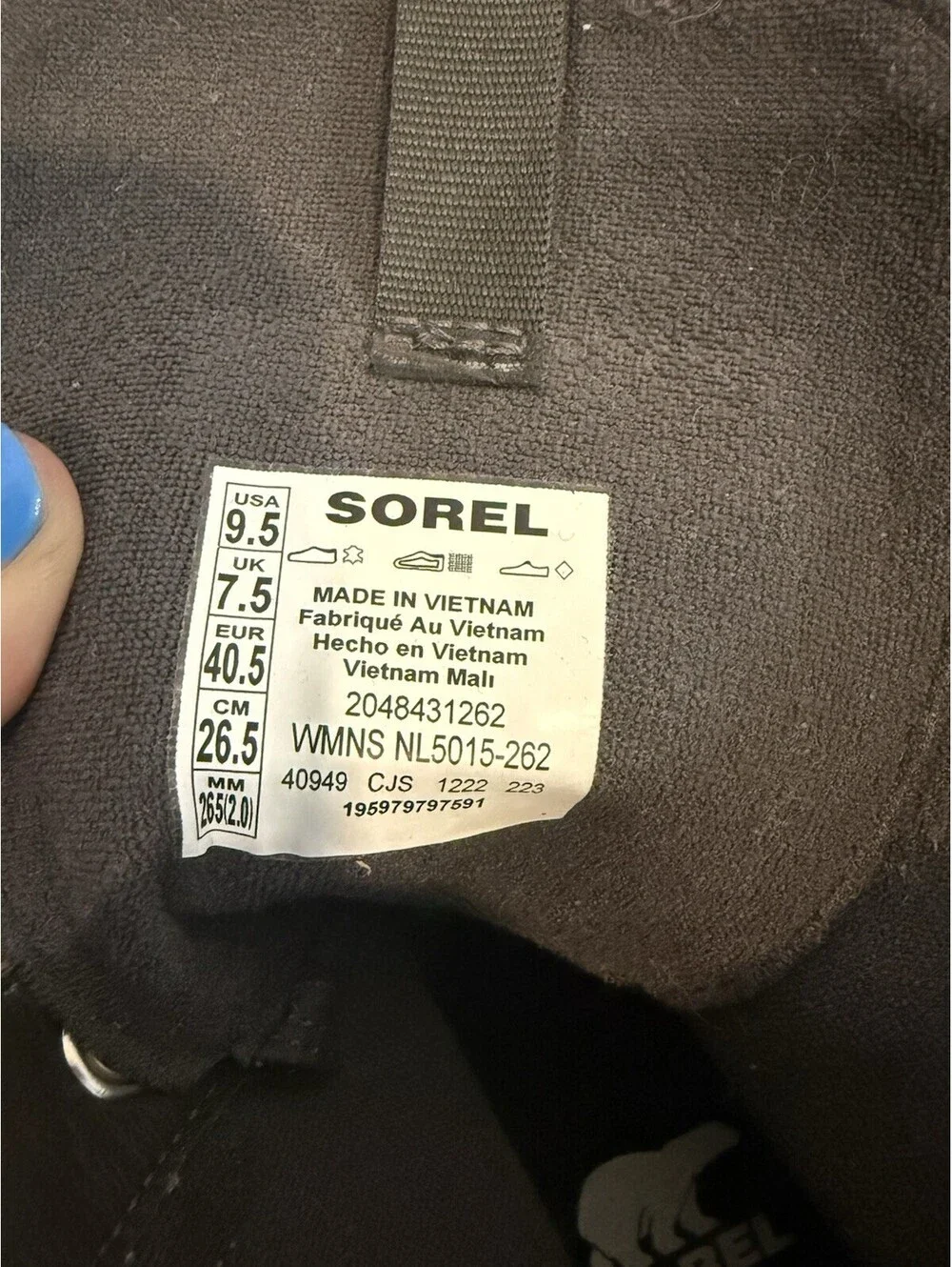 Sorel Caribou X Lace-Up Waterproof Platform Boots Women Sz 9.5 Tan Green Leather